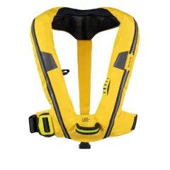 Spinlock Deckvest Lite+ Plus ilmatäytteinen pelastusliivi turvavaljailla, keltainen