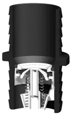 Takaiskuventtiili 38mm