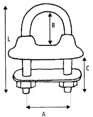 Trailerikoukku 8x100mm