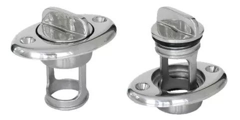 Tyhjennystulppa 32mm ovaalikehyksellä, RST