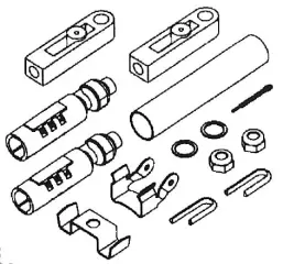 Ultraflex OMC-asennussarja C-2 ja C-8 kaapelille