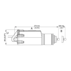 Ultraflex AC273-330 trimmisylinteri