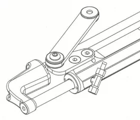 Ultraflex UC128-OBF/1 hydraulisylinteri, 120cm³