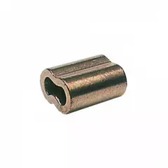 Cable lock with 6mm lugs, copper