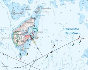 Veneilykartta Kustavi Naantali Uusikaupunki (2023)