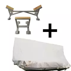 Boat Stand max 2000kg + Boat Cover