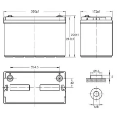 Victron SuperPack litiumakku 12,8V 100Ah