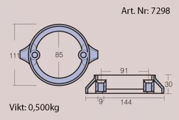 Volvo Penta sinkkianodi 875821