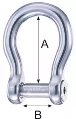Wichard lyyrasakkeli 6mm lukittuva, kuusiokoloavain, RST (1343)