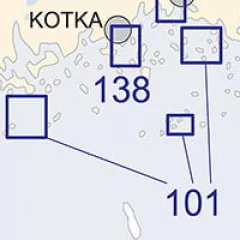 Satamakartta 101, 1:20 000 Haapasaari,Saukko,Orregrund, 2014