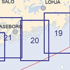 Rannikkokartta 20, Jussarö-Porkkalanselkä 2021