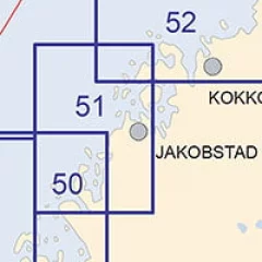 Rannikkokartta 51, Pietarsaaren edusta