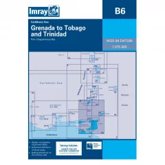 Imray B6:  Karibianmeren pienille Antilleille Granadalta Tobagolle ja Trinidadiin