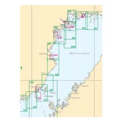 Ruotsin saaristokartta 413, Hindersöharun-Töre