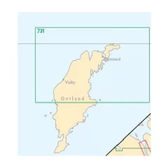 Ruotsin saaristokartta 731, Norra Gotland