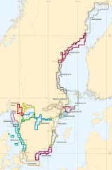 Båtsportkort Sydkusten, Kullen - Simrishamn (2021)