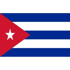 Kuuba vieraslippu 20x30cm