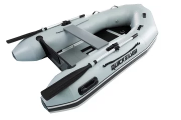Quicksilver 250 Sport kumivene alumiinipohjalla, harmaa