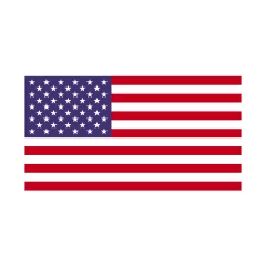 Yhdysvaltojen vieraslippu 20x30cm