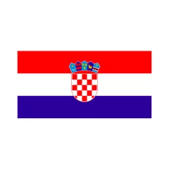 Kroatian vieraslippu 20x30cm
