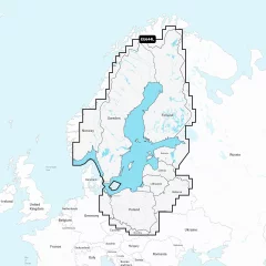 Garmin Navionics+ NSEU644L - Itämeri + Suomen ja Ruotsin järvet