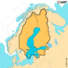 C-Map Discover X Suomen sisävedet ja merialue.