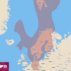 Raymarine LightHouse ladattu kartta(Pohjois-Eurooppa)