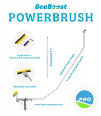 Seaboost Powerbrush Pro veneen pohjaharja