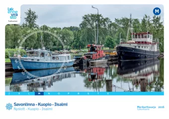 Sisävesikarttasarja M, Savonlinna-Kuopio-Iisalmi (2016)