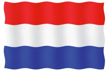 Kansainvälinen lippu Hollanti, 20x30cm
