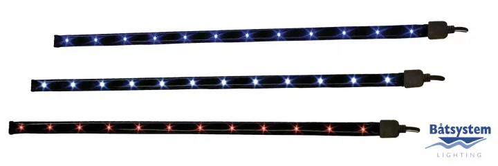 Flat superstrip led-valonauha, punainen