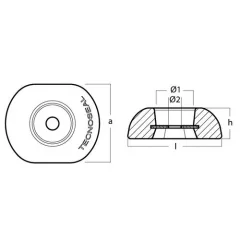 Anode Concept Bavaria levyanodi 1Kg, sinkki