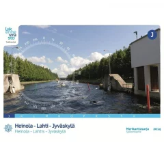 Sisävesikarttasarja J, Heinola-Lahti-Jyväskylä (2014)