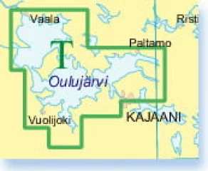 Sisävesikarttasarja T, Oulujärvi (2011)