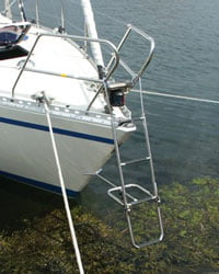 Båtsystem ST125AL keulatikkaat, 4 askelmaa 124cm