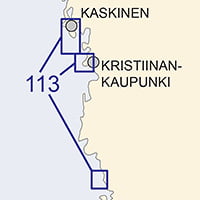 Satamakartta 113, Merikarvia, Kristiinank. & Kaskinen 2013