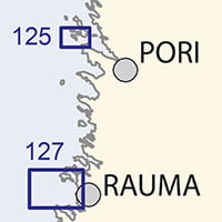 Satamakartta 127, 1:20 000, Rauma, 2017