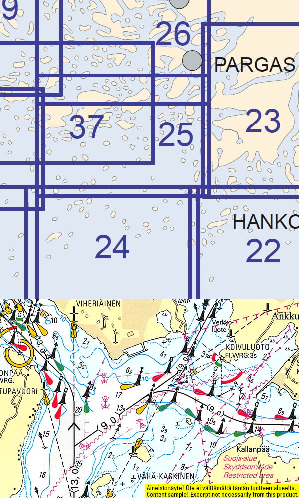 Rannikkokartta 25, Korppoo-Högsåra 2017
