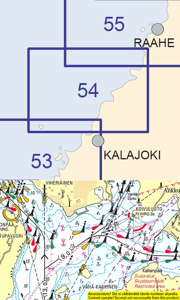 Rannikkokartta 54, Pyhäjoki