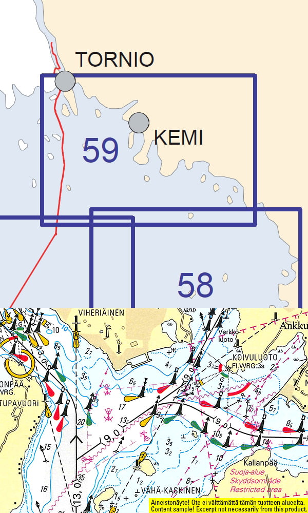 Rannikkokartta 59, Kemi - Tornio 2015