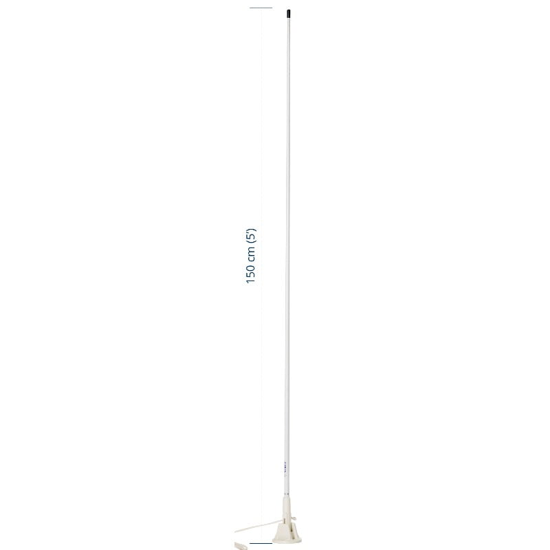 Scout KM-22 BS 3dB VHF antenni 1,5m  - lift and lay jalka