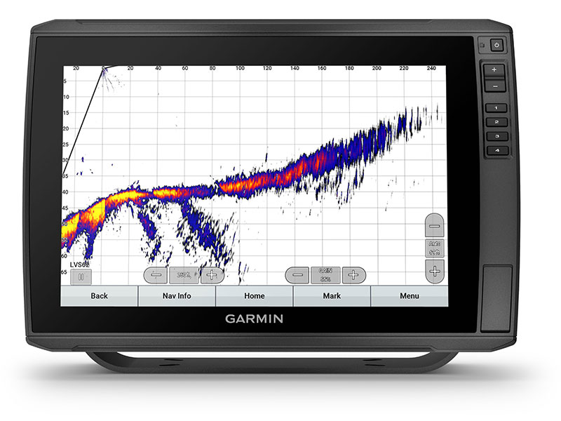Garmin LiveScope XR -järjestelmä, Mukana GLS 10 ja LVS62-kaikuanturi