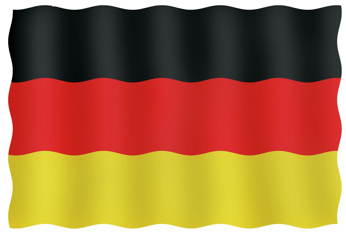Kansainvälinen lippu Saksa, 20x30cm